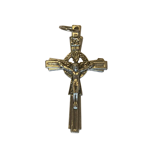 Small Metal Celtic Crucifix