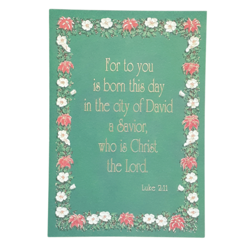 Green Christmas Card