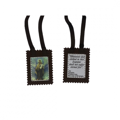 Brown Scapular Two Images – Our Lady of Mount Carmel