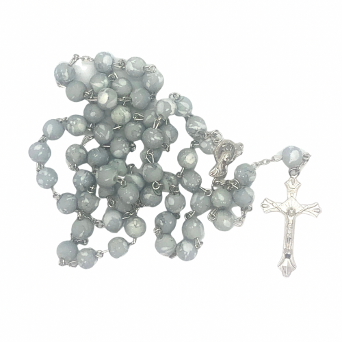 Grey Stonelike Rosary