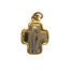 Small Gold Our Lady of Lourdes Cross jrc18b-f