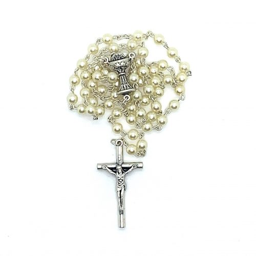 Pearl First Holy Communion Rosary