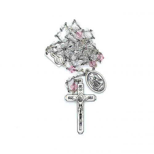Girl's Rosary With Centrepiece and Medal