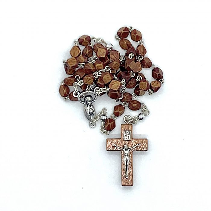 Wooden Small Bead Rosary