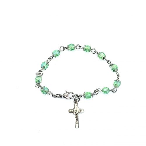Green Decade Bracelet Rosary