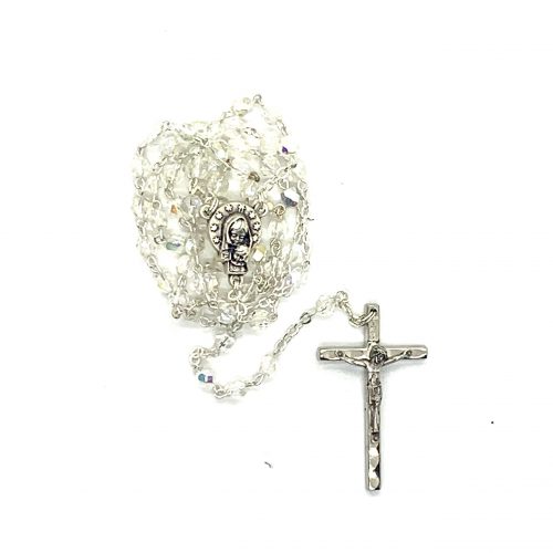 Clear Chrystal Rosary