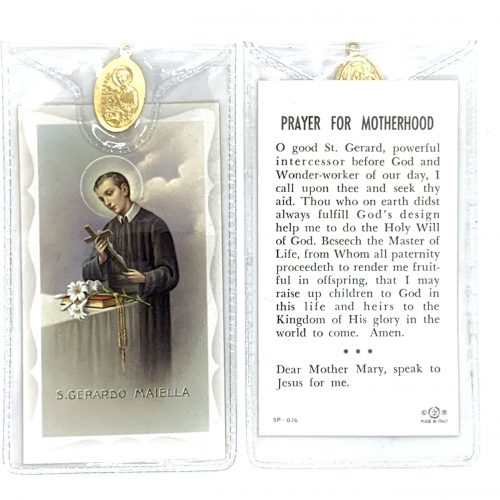 St Gerard Holy Card