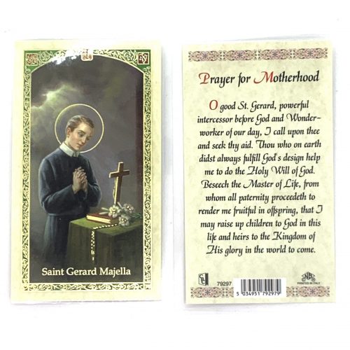 St Gerard Majella Holy Card