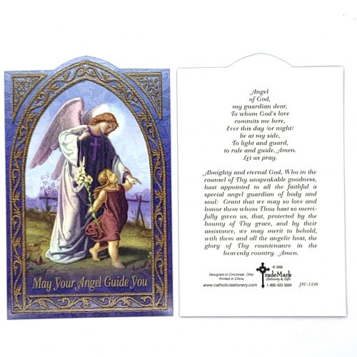 Guardian Angel Holy Card