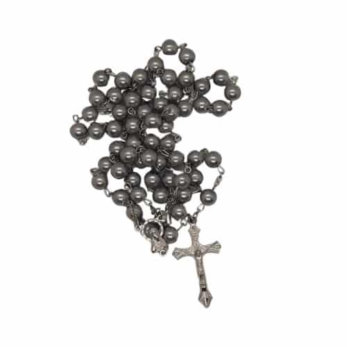 Silver Small Bead rosary