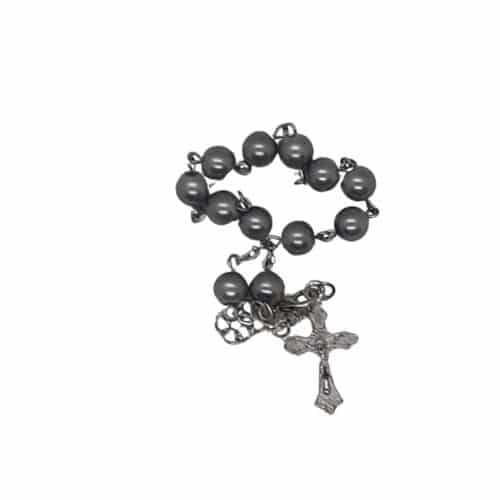 Silver Pearl Decade Rosary