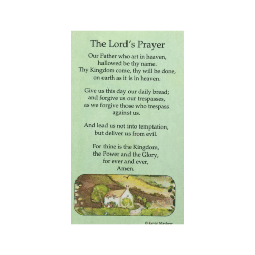 The Lord's Prayer Holy Card