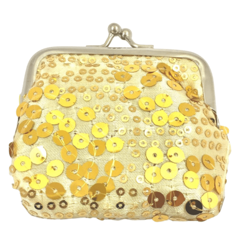 Gold Rosary Bag