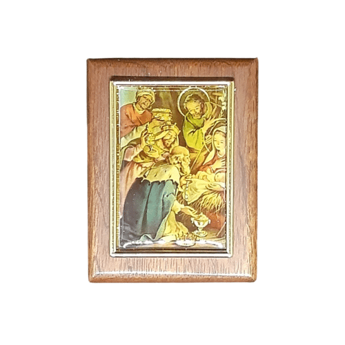 wooden Christmas picture
