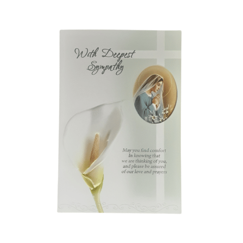 Mary Deepest Sympathy card