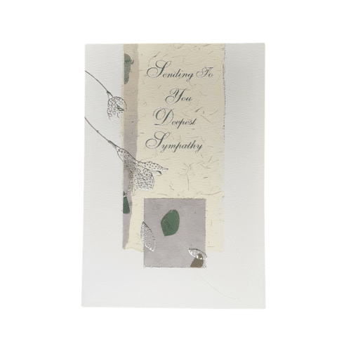 W D Sympathy card